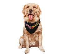 Wing America Uganda Ugandans Flag Triangle Bib Scarf Comfortable Triangle Dog Scarf Reusable Dogs Kerchief For Everyday Wear Small Medium Large Dogs Cat