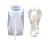 Wing Angel Candle Silicone Mold Our Lady of Angels Silicone Mould Angels Decoration Moulds Epoxy Resin Mold for Candle Making Homemade Soap Resin Art