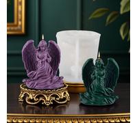 Wing Angel Pray Baby Nativity Scene Candle & Resin Mold - Resin Casting Silicone Molds for Home Decor & Candle Making Wave Spiral Mold