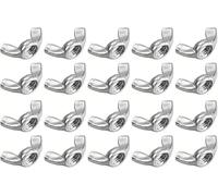 Wing Butterfly Nut， Wing Nuts Zinc Plated Hand Tighten Nut Parts(20pcs-M10)