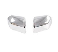 Wing Cap Exterior Door Replacement for Ford F150 2015 2016 2017-2020 Raptor Rear View Case Trim Rearview Side Mirror Cover FIXCOR(Carbon)(Silver)