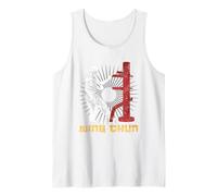 Wing Chun Dummy Chinese Kung Fu Martial Arts Fighter Tank Top