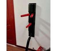 Wing Chun Dummy Wood Kung Fu Training Equipment, Wall Mount Wing Chun Dummy Practice Man Pile, Karate Martial Arts Punching Kicking