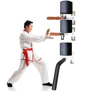 Wing Chun Dummy Wooden Man Pile, Wall Mounted Dummy Home Martial Arts Training Device, Portable Wing Chun Dummy, Hang It on a Home Wall or on a Marble Surface for Training