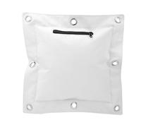 Wing Chun Kung Fu Wall Bag, Wing Chun Wall Target Canvas Empty Sand Bag with Zipper for Punching Kicking Strength (L)