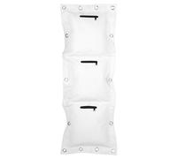Wing Chun Kung Fu Wall Bag, Wing Chun Wall Target Canvas Empty Sand Bag with Zipper for Punching Kicking Strength (3 Bottles Per Shelf)