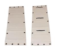 Wing Chun Punching Pad - Kung Fu Canvas Wall Bag | Three Sections Canvas Punch Bag For Wall | Three Sections Canvas Sand Bag | Empty Wing Chun Striking Target | Wing Chun Wall Target For Training