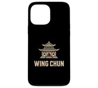 Wing Chun Temple with Red Yin-Yang Symbol Case for iPhone 13 Pro Max