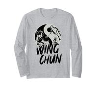 Wing Chun Training Fighter Coaching Martial Arts Long Sleeve T-Shirt