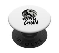 Wing Chun Training Fighter Coaching Martial Arts PopSockets Adhesive PopGrip