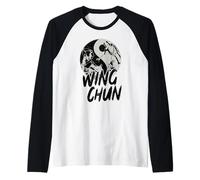Wing Chun Training Fighter Coaching Martial Arts Raglan Baseball Tee