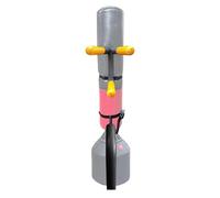 Wing Chun Wooden Dummy with Spring Hands, Portable Kung Fu Training Tool for Blocking Practice on Soft Objects