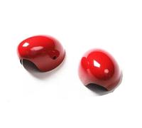 Wing Covers Outside Door Rearview Mirror Decoration Protector Shell Cover Housing Carbon Fiber For Mini For Cooper For One S F56 F55 Outside Rearview Cover(Red carbon fiber)