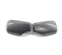 Wing Covers Rearview Mirror Cover Cap Carbon Fiber Black For BMW E46 E39 4door 325i 330i 525i 530i 540i 2000-2005 Outside Rearview Cover(Carbon fiber 1)