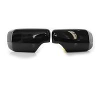 Wing Covers Rearview Mirror Cover Cap Carbon Fiber Black For BMW E46 E39 4door 325i 330i 525i 530i 540i 2000 2001 2002-2005 Outside Rearview Cover(Black 1)