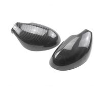 Wing Covers Replacement for Seat For Ibiza MK3 6L 2002-2008 Carbon Fiber Car Rear View Door Wing Side Mirror Cover Caps Shell Case With Tool Outside Rearview Cover(Carbon Fiber Look)(Black)