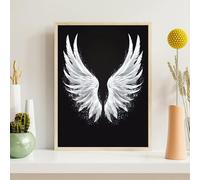Wing Diamond Art 5D Angel Diamond Painting Kits for Adults Full Square Drill, Crystal Rhinestone Embroidery Kit, DIY Paint by Numbers Cross Stitch Gem Art, Home Wall Decor Gifts 30x40cm(12x16"),z@1359