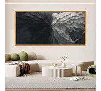 Wing Diamond Art, Diamond Painting Kits for Adults Feather, 5D DIY Crystal Art Kit Craft Kits for Adults UK, Cross Stitch Arts Crafts Embroidery Canvas Picture Kit for Decor Gifts 22x52 inch O-219X