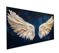 Wing Diamond Art Kits Adults, Starry Sky Diamond Painting Kit, Square Full Drill Paint by Numbers for Adults 12 x 24in, Crystal Art Rhinestones Embroidery Cross Stitch Artwork, Room Decor Model-12258