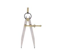 Wing Divider for Leather Crafting, High Accuracy Rust Gold Adjustable Lockable Divider Gauge, Professional Carbon Steel Tool for DIY Leather Projects with Quick Adjustmen (175mm)