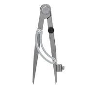 Wing Divider Gauge Carbon Steel Adjustable Lockable Scribing Tool for Woodworking, Leather Craft and Metalwork with Precision Tips (200mm)