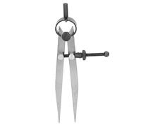 Wing Divider Leather Compass, Steel Drafting Compass for Measuring Diameter, Lockable Divider Gauge with Quick Nut for Leatherworking Woodworking Metalworking