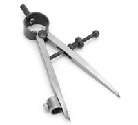 Wing Divider Line Location Scriber Drafting Compass Craft Rotating Tool for Leather Drawing Circles and Woodworking (100mm)