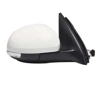 Wing Door Mirror 1PCS Car Door Outer Rearview Side Mirror Assembly For VW For Tiguan 2010-2016 6/9/13 PINS Wing Mirrors for Cars(WHITE,13PINS R)