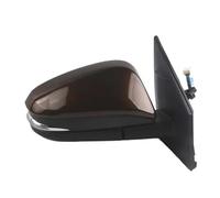 Wing Door Mirror 1PCS Rearview Door Mirror Rear View Mirrors Assembly For Toyota RAV4 2014-2018 5PINS Or 9PINS Side Door Wing Mirror(Brown,9PINS R)