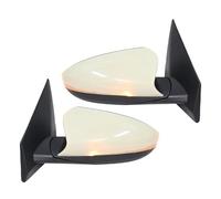 Wing Door Mirror 5/8 Pins Rearview Mirror Assembly For Hyundai I20 MK3 BC BI 2020-2024 Primer White Turn Signal Light Side Mirror Car Accessories Wing Mirrors for Cars(1pair 8pin)