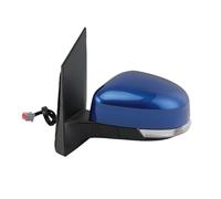 Wing Door Mirror 6 Pins Rearview Mirror Assembly For Focus Mk2 2008-2011 Euro Version Heated Turn Signal Light Side Car Accessories Wing Mirror Assembly(Blue,Left)