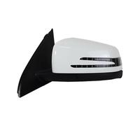 Wing Door Mirror Car Accessories Rearview Mirror Assembly For Mercedes For Benz A Class W176 Electric Folding Adjustment Turn Signal Heating Full Door Wing Mirror(WHITE,Left)