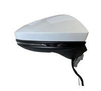 Wing Door Mirror Car Accessories Side Rearview Mirror Assembly For A6 Quattro S6 2019-2022 Auto Electric Folding Turn Signal Blind Spot Wing Mirror Assembly(WHITE,8 pin R)