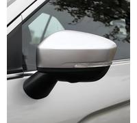 Wing Door Mirror Car Door Wing Side Outer Mirror Assembly Rear View For Mitsubishi For Eclipse For Cross 2018-2022 5PINS No Camera Full Door Wing Mirror(Silver,Left)
