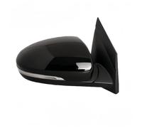 Wing Door Mirror Car Rear View Side Door Mirror Assembly For Hyundai For Tucson 2016-2019 Electrical Power Folding Heated Glass Turn Signal Lights Side Door Wing Mirror(Black,8pin right)