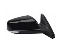 Wing Door Mirror Car Rearview Mirror Assembly Accessories For Chevy For Malibu 2010-2018 Electric Folding Heating Mirror With Light Side Door Wing Mirror(Black,9 Wire R)