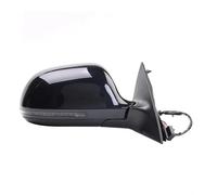 Wing Door Mirror Car Rearview Mirror Assembly For A6L C6 2009-2012 Electric Folding Heating Turn Signal Adjustment Full Door Wing Mirror(Black,7Wire Right)