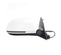 Wing Door Mirror Car Rearview Mirror Assembly For A6L C6 2009-2012 Electric Folding Heating Turn Signal Adjustment Full Door Wing Mirror(WHITE,8Wire Right)