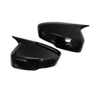 Wing Door Mirror Cover Cap For Eclipse For Cross 2018 2019 2020 2021 2022 2023 Side Door Rearview Mirror Cover Cap Trim Shell Sticker Car Styling(Bright black)