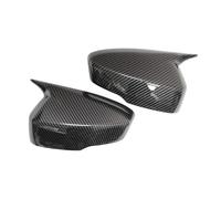 Wing Door Mirror Cover Cap For Eclipse For Cross 2018 2019 2020 2021 2022 2023 Side Door Rearview Mirror Cover Cap Trim Shell Sticker Car Styling(Carbon pattern)