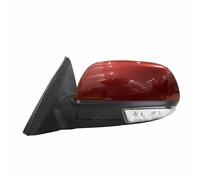 Wing Door Mirror For Chevy For Epica 2007-2013 Car Rearview Mirror Assy Auto Electric Folding Heating Turn Signal Accessories Wing Mirrors for Cars(Red,8 Wire L)