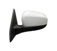 Wing Door Mirror For Jeep For Compass 2017-2021 Car Electric Folding Heating Turn Signal Outside Side Rearview Mirror Assembly Wing Mirrors for Cars(WHITE,5 pins L)