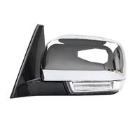 Wing Door Mirror For Mitsubishi For Pajero V73 V77 V93 V97 2006-2016 Car Rearview Mirror Side Door Assembly 10-line Folding Heating Rearview Mirror Assembly(Left,Chrome)