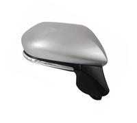 Wing Door Mirror For Toyota For Camry 2018-2021 Car Folding Side Rearview Mirror Assembly Auto Accessory With Lamp Lens Heating 8 PINS Complete Door Mirror(Silver,Right)