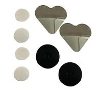 Wing Door Mirror Glass For Heart Blind Spot Mirror Heart Shaped Vehicle Side Mirror Blindspot Stick-on Car Convex Rearview Mirror Set With Wide Angle Wing Mirror Glass Driver