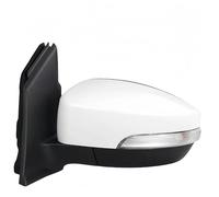 Wing Door Mirror Rearview Side Mirror Cover For Escape For Kuga 2013-2019 Door Wing Mirrors Heated Electric With Turn Signal Lamp Spare Parts Wing Mirrors for Cars(WHITE,Left)