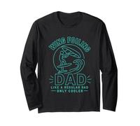 Wing Foiling Dad Like Normal but Cooler Wing Surf Wingfoil Long Sleeve T-Shirt