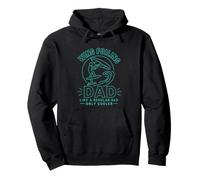 Wing Foiling Dad like normal but cooler Wing Surf Wingfoil Pullover Hoodie