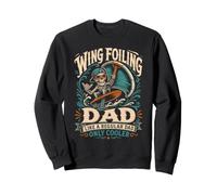 Wing Foiling Dad like normal but cooler Wing Surf Wingfoil Sweatshirt
