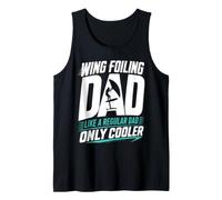 Wing Foiling Dad Like Normal but Cooler Wing Surf Wingfoil Tank Top